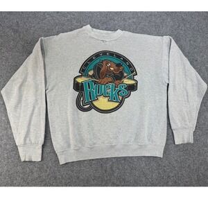 Vintage Y2K‎ Distressed Cleveland Rocks Graphic Crew Neck Mens
